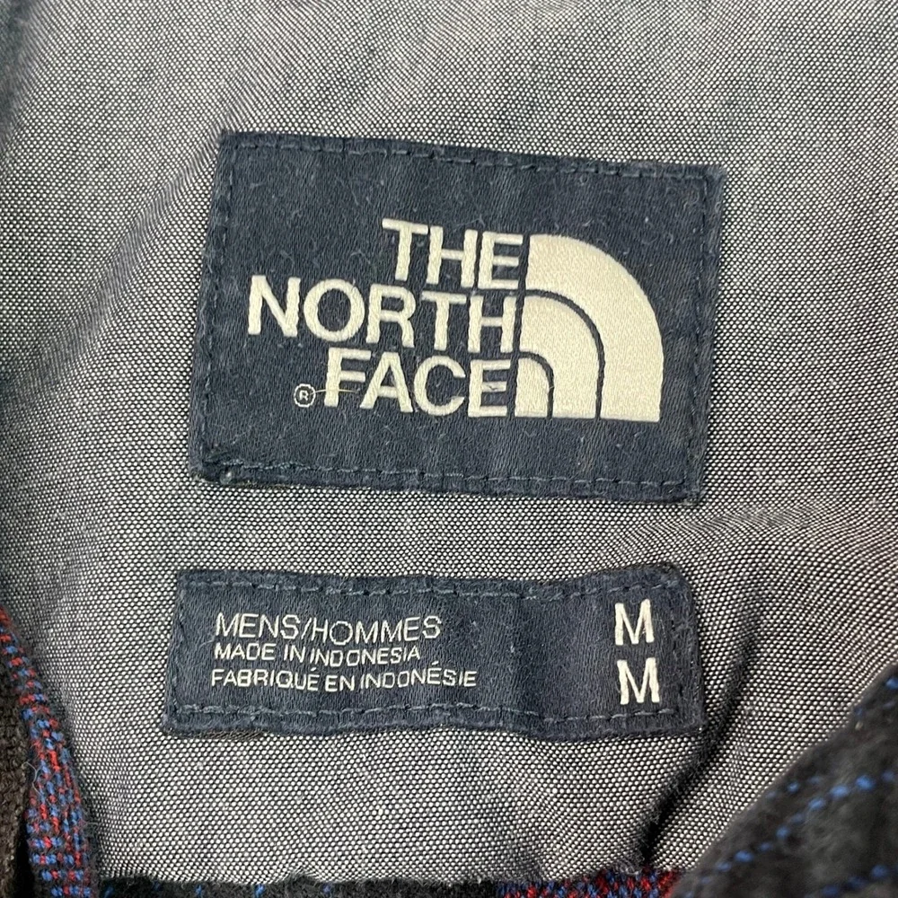 The North Face Mens Medium Buffalo Plaid Ruby Mountains Heli Long Sleeve Shirt